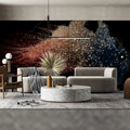 Australia Star Map Mural Wallpaper — Dynamic Cosmic Art Mural Wallpaper - pure wallpaper artwork