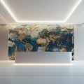 Fantasy World Map Mural Wallpaper — Dreamlike Cartography Mural Wallpaper - pure wallpaper artwork
