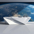 Orbital Earth View Mural Wallpaper — Cinematic Planetary Perspective Mural Wallpaper - pure wallpaper artwork