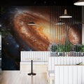 Galactic Spiral Core Mural Wallpaper — Deep Space Celestial Art Mural Wallpaper - pure wallpaper artwork