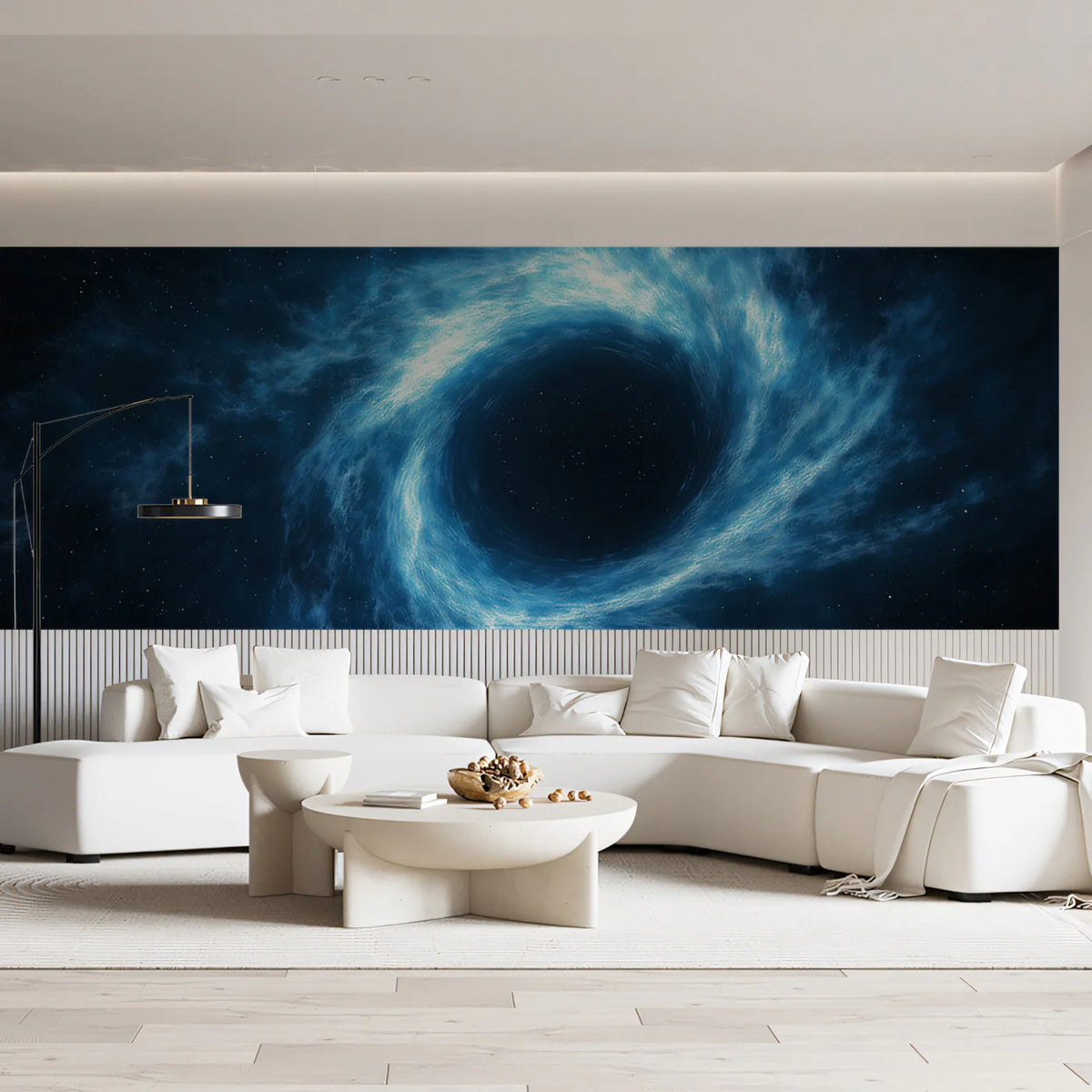 Cosmic Vortex Mural Wallpaper — Deep Space Abstract Wall Art Mural Wallpaper - pure wallpaper artwork