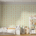 Micro Reindeer and Candy Cane Mural Wallpaper — Whimsical Holiday Mural Wallpaper - pure wallpaper artwork