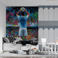 Stadium Celebration Mural Wallpaper — Impressionist Sports Art Mural Wallpaper - pure wallpaper artwork