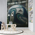 Tango Soccer Ball Close-Up Mural Wallpaper — Cinematic Sports Style Mural Wallpaper - pure wallpaper artwork