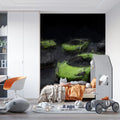 Neon Hypercar Cluster Mural Wallpaper —Expressionistic Oil Style Mural Wallpaper - pure wallpaper artwork