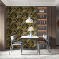 Vintage Tropical Fruit Botanical Mural Wallpaper — Earthy Tones Mural Wallpaper - pure wallpaper artwork