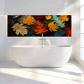 Autumn Leaves Oil Painting Mural Wallpaper — Impressionistic Art Mural Wallpaper - pure wallpaper artwork