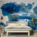 Ethereal Mermaid Underwater Mural Wallpaper — Art Nouveau Style Mural Wallpaper - pure wallpaper artwork