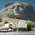 Pioneer Mountain Monument Mural Wallpaper — American Frontier Art Mural Wallpaper - pure wallpaper artwork