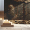 Ancient Egyptian Stone Hieroglyphics Mural Wallpaper - pure wallpaper artwork