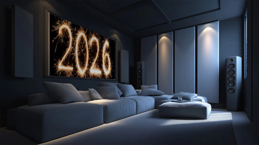 2026 Sparkler Typography Mural Wallpaper — Bold Celebration Decor Mural Wallpaper