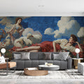 Pastoral Mythological Mural Wallpaper — Classic Baroque Oil Painting Mural Wallpaper - pure wallpaper artwork