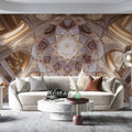 Architectural Grandeur Mural Wallpaper Palace Dome Ceiling Mural Wallpaper - pure wallpaper artwork