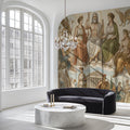 Greek Mythology Mural Wallpaper — Classical Pantheon Illustration Mural Wallpaper - pure wallpaper artwork