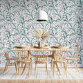 Art Nouveau Willow Vine Mural Wallpaper — Floral and Leaf Pattern Mural Wallpaper - pure wallpaper artwork