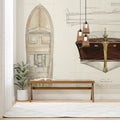 Vintage Boat Blueprint Mural Wallpaper — Nautical Technical Design Mural Wallpaper - pure wallpaper artwork
