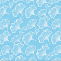 Papier peint Ginkgo Vent Céleste Mur végétal bleu clair pour des intérieurs frais Mural Wallpaper - pure wallpaper artwork