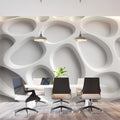 Organic Cellular 3D Mural Wallpaper — Modern Architectural Decor Mural Wallpaper - pure wallpaper artwork