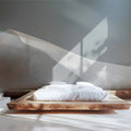 Minimalist White Sand Dune Mural Wallpaper — Calm Neutral Design Mural Wallpaper - pure wallpaper artwork