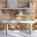 Baroque Script Cross Mural Wallpaper — Artistic Vintage Heritage Mural Wallpaper - pure wallpaper artwork