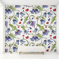 Bluebell Garden Mural Wallpaper — Whimsical Floral Art Mural Wallpaper - pure wallpaper artwork