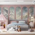 Celestial Pegasus and Fairy Voyage Mural Wallpaper - pure wallpaper artwork