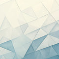 Blaue und weiße geometrische Wandtapete Blau-weiße und cremefarbene Dreiecke Mural Wallpaper - pure wallpaper artwork