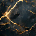 Black &amp; Gold Marble Wall Mural – Custom Size Luxury Peel &amp; Stick Wallpaper Mural Wallpaper - pure wallpaper artwork