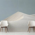 Minimalist Sand Dune Mural Wallpaper — Soft Earthy Landscape Mural Wallpaper - pure wallpaper artwork