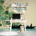 Aged Concrete Texture Mural Wallpaper — Industrial Minimalism Mural Wallpaper - pure wallpaper artwork