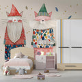 Whimsical Cat Gnomes Mural Wallpaper for Playful Spaces Mural Wallpaper - pure wallpaper artwork