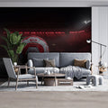 Stadium Football Mural Wallpaper — Energetic Sports Design Mural Wallpaper - pure wallpaper artwork