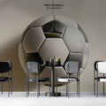 Classic Football Mural Wallpaper — Modern Sports Wall Decor Mural Wallpaper - pure wallpaper artwork