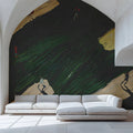 Abstract People Painted Mural Wallpaper — Expressionist Art Style Mural Wallpaper - pure wallpaper artwork
