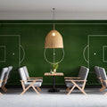 Soccer Field Pitch Mural Wallpaper — Sport Themed Wall Art Mural Wallpaper - pure wallpaper artwork