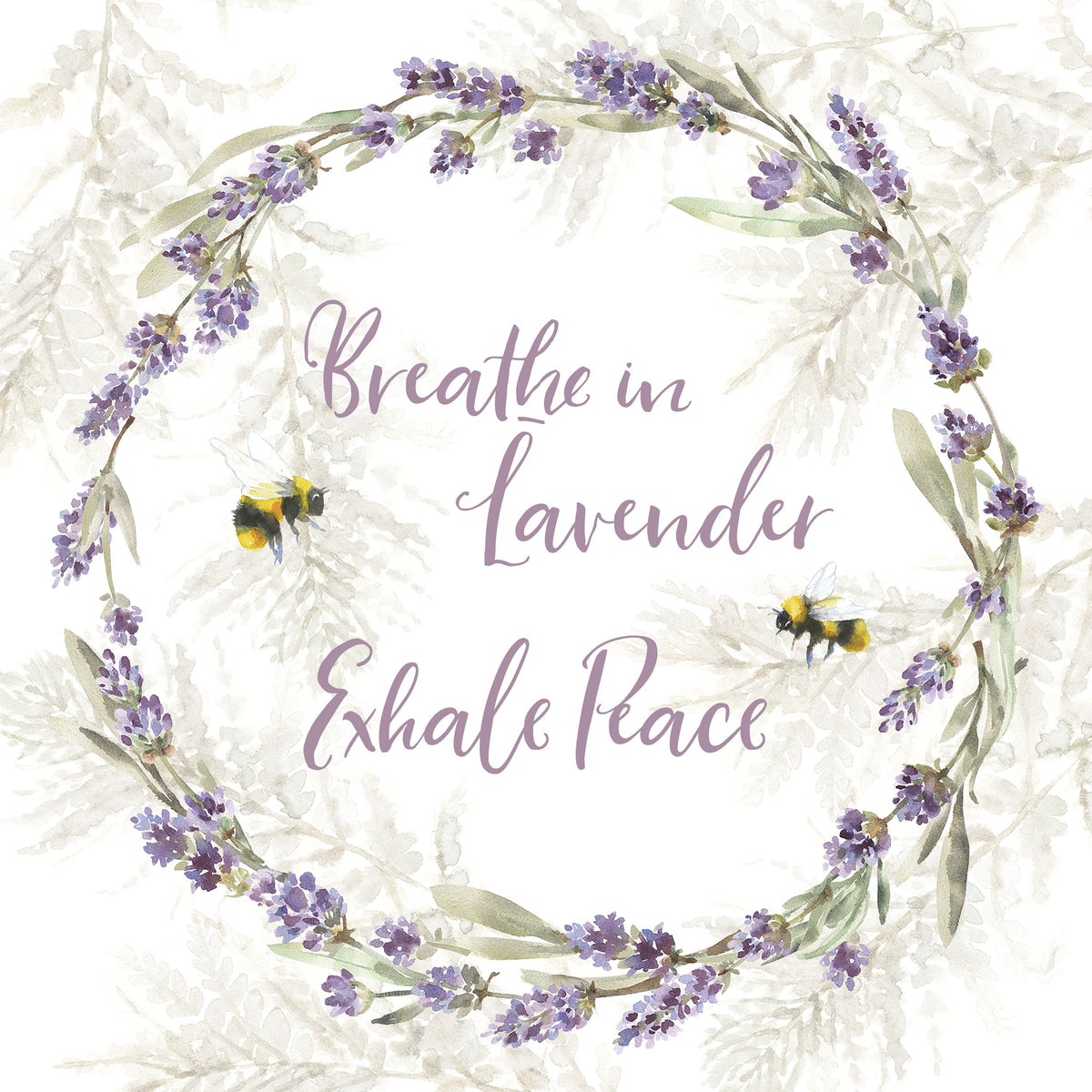 Fresh Lavender VI Mural Wallpaper - pure wallpaper artwork