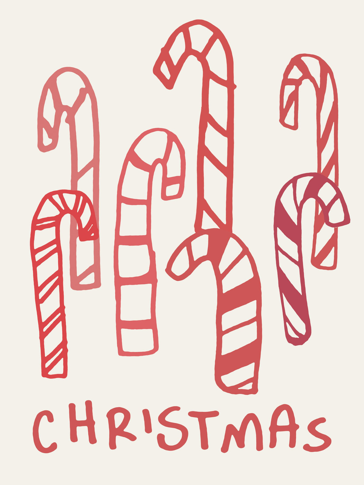 Peppermint Christmas Mural Wallpaper - pure wallpaper artwork
