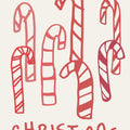 Peppermint Christmas Mural Wallpaper - pure wallpaper artwork
