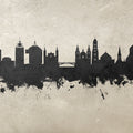 Ljubljana Slovenia Skyline Concrete Mural Wallpaper - pure wallpaper artwork