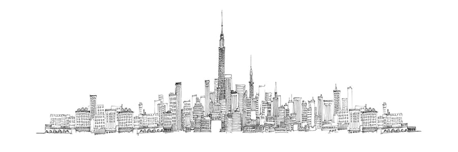 New York Skyline IV Mural Wallpaper