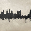 Maastricht the Netherlands Skyline Concrete Mural Wallpaper - pure wallpaper artwork