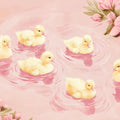 Pretty Ducklings Flower Mural Wallpaper - pure wallpaper artwork
