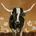 Skyline Longhorn Mural Wallpaper - pure wallpaper artwork