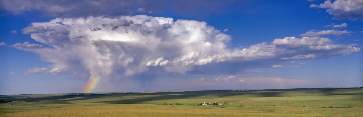 Prairie Rainbow Mural Wallpaper - pure wallpaper artwork
