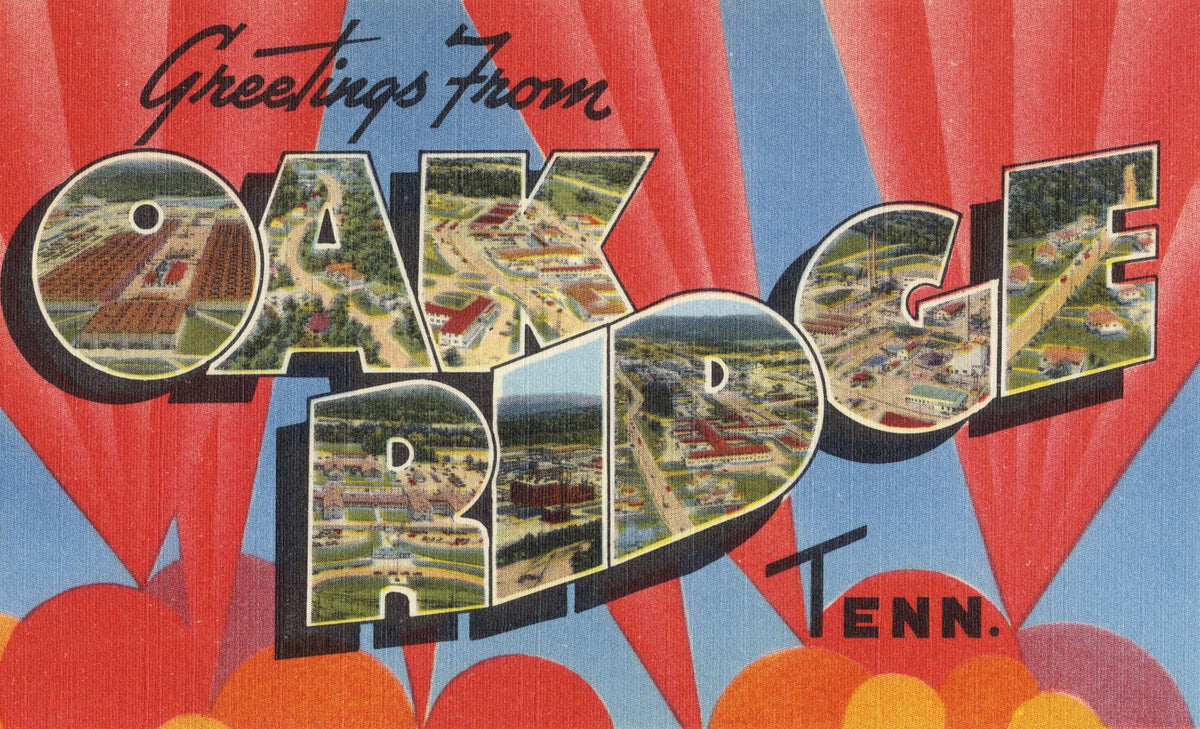 Greetings From Oak Ridge Mural Wallpaper - pure wallpaper artwork