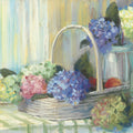 Hydrangea Basket Mural Wallpaper - pure wallpaper artwork