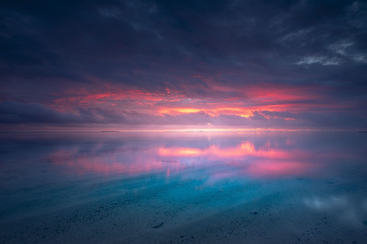 Pacific Sunset Mural Wallpaper - pure wallpaper artwork