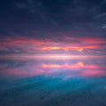 Pacific Sunset Mural Wallpaper - pure wallpaper artwork