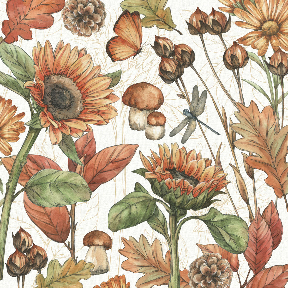 Harvest Home X Mural Wallpaper - pure wallpaper artwork