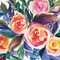 Rose Trio Mural Wallpaper - pure wallpaper artwork